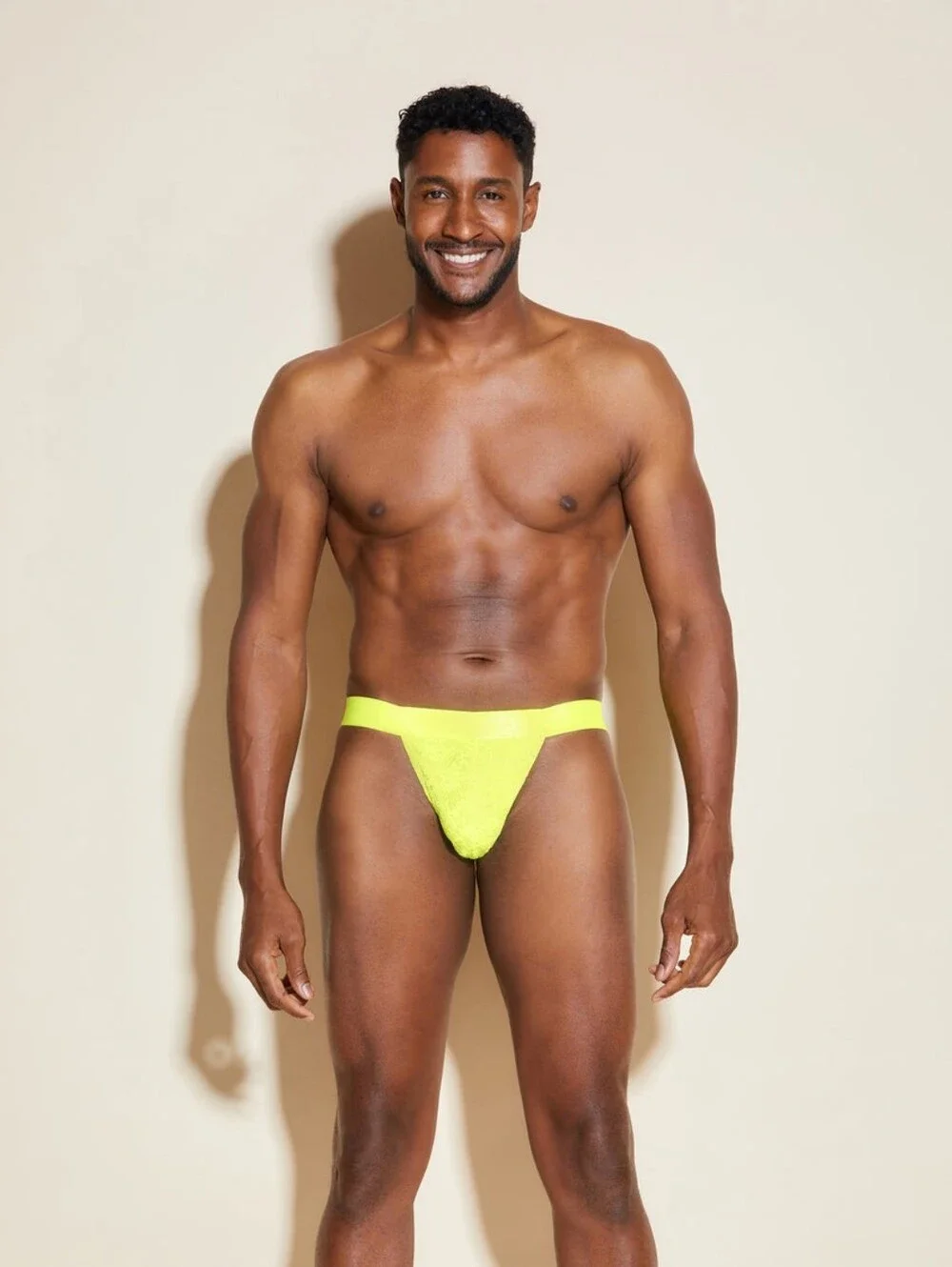 Cosabella Neon Lime Men’s Jockstrap Brief